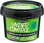 BEAUTY JAR UNDER CONTROL - sejas skrubis pret taukainu sejas spīdumu, 120g