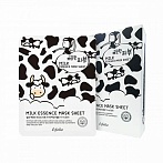ESFOLIO Pure Skin auduma maska sejai ar piena essenci, 25ml