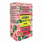 BEAUTY JAR '' 3 Steps for Soft Lips ''  lūpu kopšanas dāvanu komplekts 3*15ml, 1gab