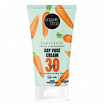 ORGANIC SHOP saules aizsargkrēms sejai  SPF30 ar burkānu ekstraktu, 50ml
