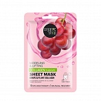 ORGANIC SHOP modelējoša liftinga sejas auduma maska ar kolagēnu,1gab
