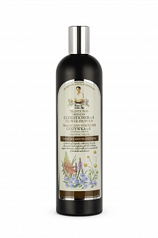 Recepti Babushki Agafji  N4 balzams matu apjomam un kuplumam, 550 ml