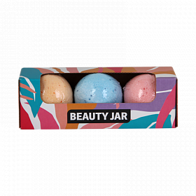 BEAUTY JAR Dāvanu komplekts - Burbuļbumbas,3x130g
