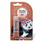 LAURA CONTI Zero Calorie higiēnisks lūpu balzams ''Piena šokolāde'', 4,8g