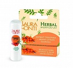 LAURA CONTI Herbal lūpu balzams ar smiltsērkšķu ekstraktu un olīvu lapu aromātu 4,8g